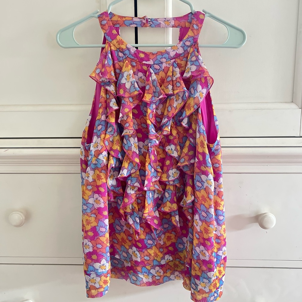 Floral cute summer top